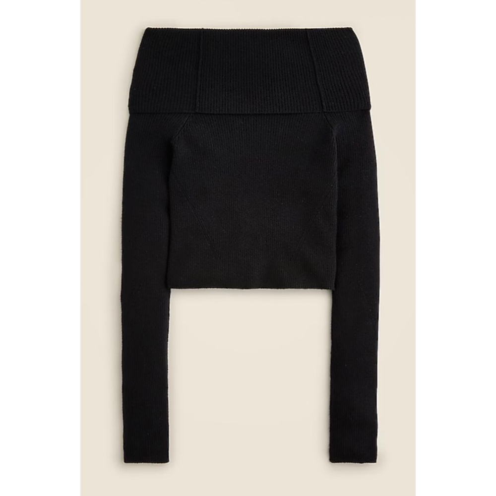 J. Crew | Anna October off the shoulder cashmere sweater